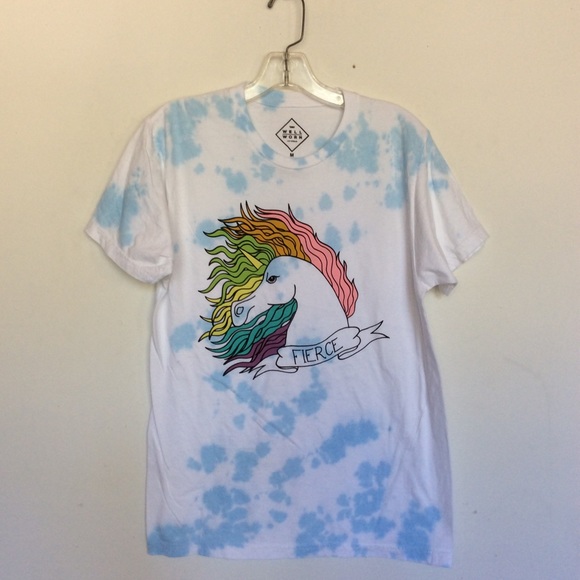 Fierce Unicorn Tye Dye T Shirt - Picture 3 of 3